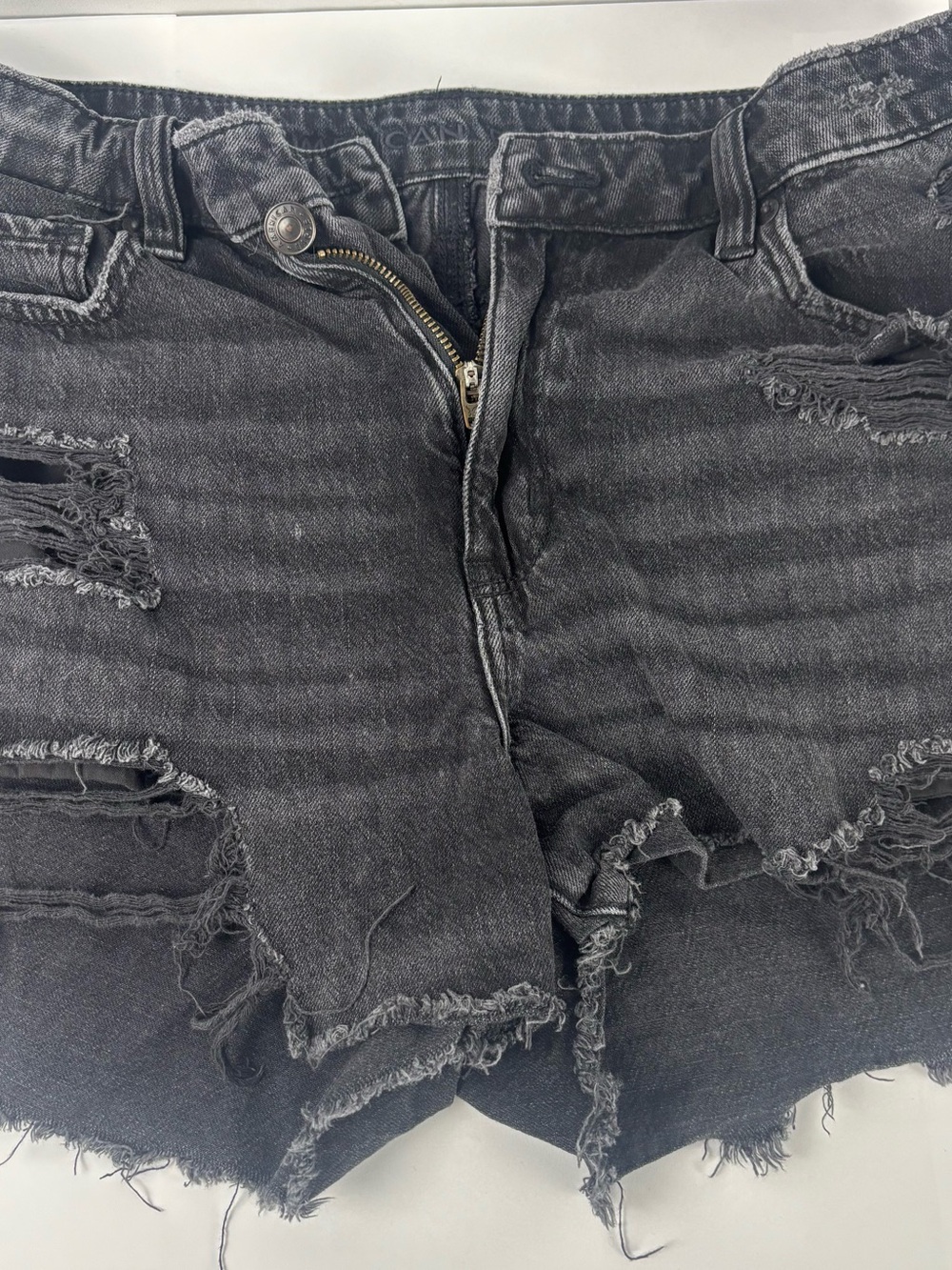 American Eagle Outfitters Black Washed Jean shorts